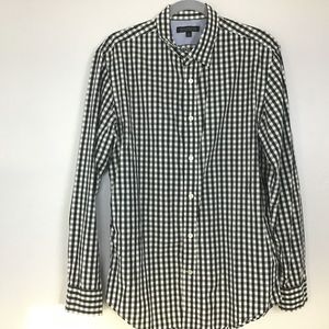 Banana Republic Black/White Button Down Men’s L